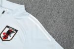 Japan 2025-26 Light Grey Half Zip Long Sleeve Training Kit - Image 6