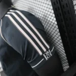 Real Madrid 2025-26 Dark Grey Geometric Co-Branded Jersey Player Version - Image 6