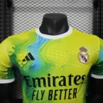 Real Madrid 2025-26 Green Blue Terrain Map Special Edition Jersey Player Version - Image 6