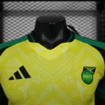 Jamaica 2025-26 Bright Yellow Pattern Jersey Player Version - Image 6