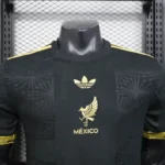 Mexico 2025-26 Black Gold Pattern Special Edition Jersey Player Version - Image 6