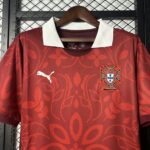 Portugal 2025-26 Red Floral Training Jersey - Image 6