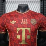 Bayern Munich 2025-26 Red Gold Diamond 125th Anniversary Special Edition Jersey Player Version - Image 6