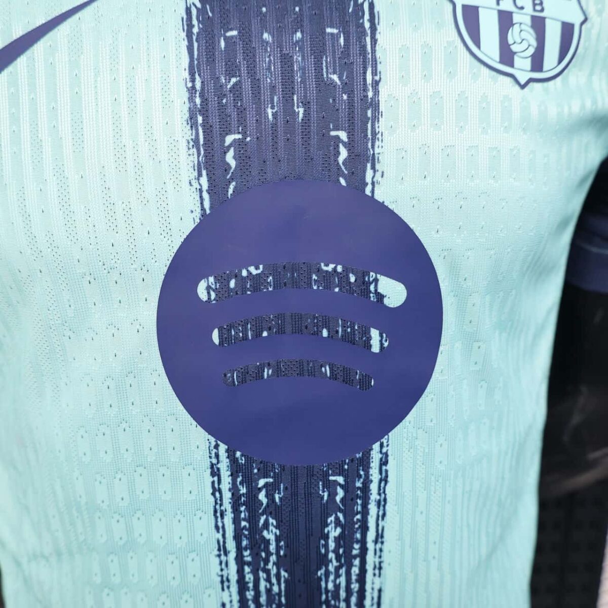 Barcelona 2025-26 Aqua Blue Stripe Special Edition Jersey Player Version - Image 6
