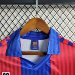 Barcelona 1992-93 Home Retro Long Sleeve Jersey - Image 6