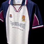 West Ham United 1999-00 Iron Maiden Away Retro Jersey - Image 6