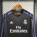 Real Madrid 2016-17 Second Away Retro Long Sleeve Jersey - Image 6