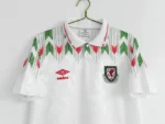 Wales 1990-92 Away Retro Jersey - Image 6