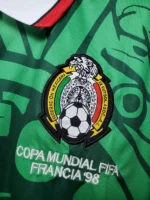 Mexico 1998-99 Green Retro Jersey - Image 6