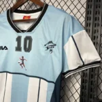 Argentina 2001-02 Diego Maradona Testimonial Retro Jersey - Image 6