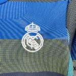 Real Madrid 2025-26 Blue Grey Patchwork Training Kids Kit - Image 7