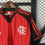 Flamengo 2025-26 Red Black Pinstripe Special Edition Jersey - Image 7