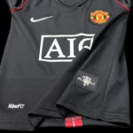 Manchester United 2007-08 Away Champions League Kids Kit - Image 7