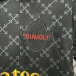 AC Milan 2025-26 Black Co-Branded Kids Kit - Image 7
