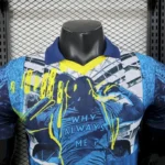Manchester City 2025-26 Blue Graffiti Special Edition Jersey Player Version - Image 7