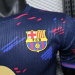 Barcelona 2025-26 Blue Red Brushstroke Special Edition Jersey Player Version - Image 7