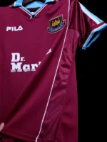 West Ham United 1999-01 Home Retro Jersey - Image 7
