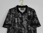 England 1990-91 Black With Sponsor Retro Jersey - Image 7