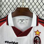 AC Milan 1997-98 White Away Retro Jersey - Image 7