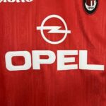 AC Milan 1998-99 Red Away Retro Jersey - Image 7