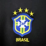 Brazil 2002-03 Black Goalkeeper Retro Jersey - Image 7