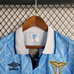 Lazio 1991-92 Home Retro Jersey - Image 7