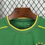 Brazil 1998-99 Green Goalkeeper Retro Jersey - Image 7