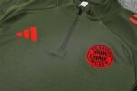 Bayern Munich 2025-26 Green Half Zip Long Sleeve Training Kit - Image 7
