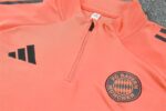 Bayern Munich 2025-26 Orange Half Zip Long Sleeve Training Kit - Image 7