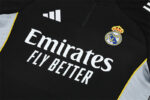 Real Madrid 2025-26 Black Half Zip Long Sleeve Training Kit - Image 7