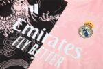 Real Madrid 2025-26 Black Pink Short Sleeve Training Kit - Image 7