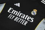 Real Madrid 2025-26 Black Short Sleeve Training Kit - Image 7