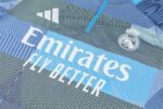 Real Madrid 2025-26 Light Blue (Camo Edition) Half Zip Long Sleeve Training Kit - Image 7