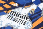 Real Madrid 2025-26 Yellow Blue (Camo Edition) Half Zip Long Sleeve Training Kit - Image 7