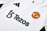 Manchester United 2025-26 White Half Zip Long Sleeve Training Kit - Image 7