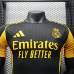 Real Madrid 2025-26 Black Yellow Panel Special Edition Jersey Player Version - Image 8
