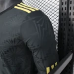 Mexico 2025-26 Gold Cup Edition Black Gold Long Sleeve Jersey Player Version - Image 8