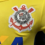 Corinthians 2014-15 Yellow Goalkeeper Retro Jersey - Image 8