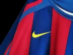 Barcelona 2005-06 Home Retro Long Sleeve Jersey - Image 8