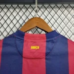 Barcelona 2014-15 Home Retro Long Sleeve Jersey - Image 8