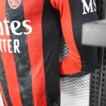 AC Milan 2025-26 Home Long Sleeve Jersey Player Version - Image 8