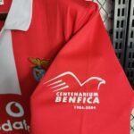 Benfica 2004-05 Red Retro Jersey - Image 8
