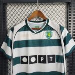 Sporting Lisbon 2001-03 Home Retro Jersey - Image 8