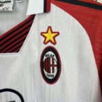 AC Milan 1997-98 White Away Retro Jersey - Image 8