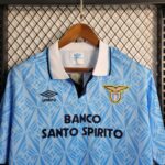 Lazio 1991-92 Home Retro Jersey - Image 8