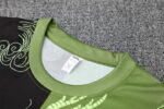 Real Madrid 2025-26 Black Green Short Sleeve Training Kit - Image 8
