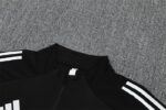 Real Madrid 2025-26 Black Half Zip Long Sleeve Training Kit - Image 8