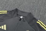 Real Madrid 2025-26 Dark Grey Half Zip Long Sleeve Training Kit - Image 8