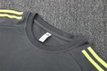Real Madrid 2025-26 Dark Grey Short Sleeve Training Kit - Image 8