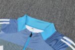 Real Madrid 2025-26 Light Blue (Camo Edition) Half Zip Long Sleeve Training Kit - Image 8